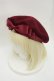 画像2: LOLITA / HATベレー帽  エンジ S-24-04-20-021-LO-ZA-UT-ZS (2)