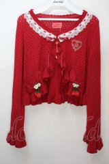 Angelic Pretty / ゆらゆらいちごのStrawberry Gardenボレロ  赤 S-24-04-20-044-AP-TO-AS-ZS