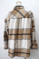 画像2: 【SALE】NieR / チェックジャケット  ベージュ S-24-04-29-090-EL-JA-AS-ZT107 (2)