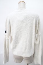 画像2: 【SALE】NieR CLOTHING / Vネックニットカーディガン  オフ S-24-04-29-017-PU-TO-0-ZT098 (2)