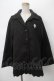 画像1: NieR Clothing / 刺繍テーラードジャケット  黒 S-24-04-29-047-PU-JA-AS-ZY (1)