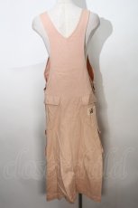 画像2: PINK HOUSE / くま刺繍サロペットスカート  ピンク S-24-05-03-052-LO-OP-AS-ZT309 (2)