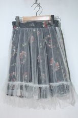 画像1: 【SALE】Secret Honey / ストロベリーチュールスカート  黒ｘ白 S-24-05-09-074-CA-SK-AS-ZT225 (1)