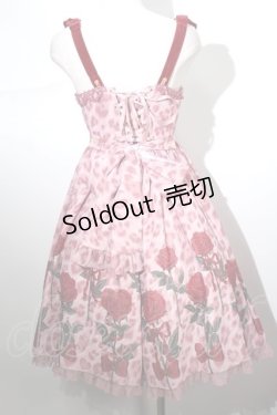 画像2: Angelic Pretty /  Rebecca Leopardジャンパースカート  ピンク S-24-05-09-014-AP-OP-AS-ZS