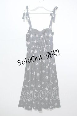 画像2: axes femme / ブーケワンピース  黒 S-24-05-10-061-AX-BL-AS-ZI