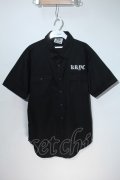 KRY CLOTHING / バックプリントシャツ  黒 S-24-05-14-055-EL-TO-UT-ZS