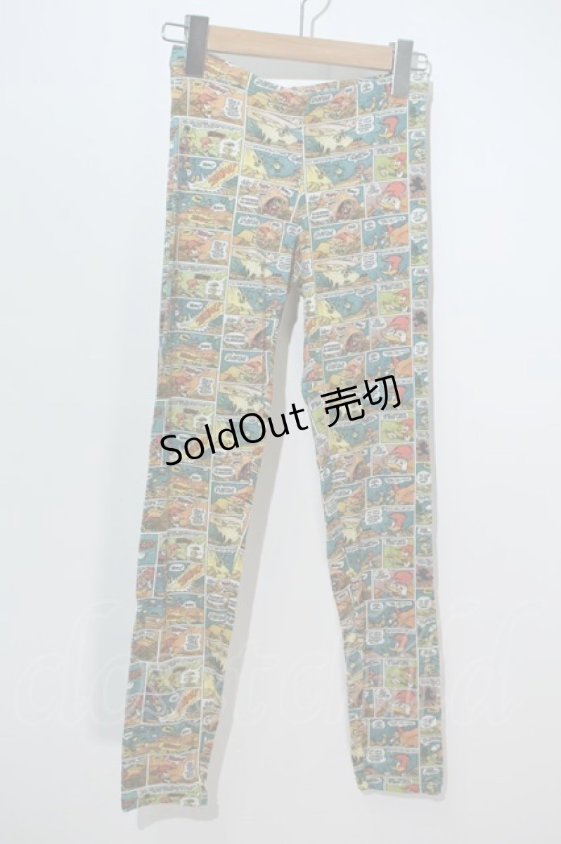 画像1: 【SALE】HYSTERIC GLAMOUR / WOODPECKER & CHILLY WILLYプリントレギンスパンツ  マルチ S-24-05-29-058-PU-PA-AS-ZT407 (1)