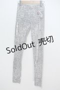 HYSTERIC GLAMOUR / ネットプリントレギンス  オフＸ黒 S-24-05-29-059-PU-PA-AS-ZT407
