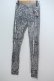 画像1: HYSTERIC GLAMOUR / ネットプリントレギンス  オフＸ黒 S-24-05-29-059-PU-PA-AS-ZT407 (1)