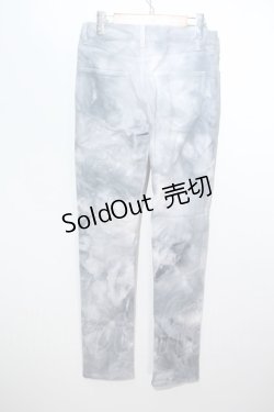 画像2: GOTHPUNKその他 /  デニムパンツ  グレーx白 S-24-05-29-073-GO-PA-AS-ZS
