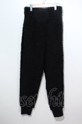 FETISH CS XXX（HYSTERIC GLAMOUR） / ボアパンツ  黒 S-24-05-29-085-PU-PA-AS-ZT344