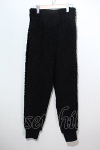 FETISH CS XXX（HYSTERIC GLAMOUR） / ボアパンツ  黒 S-24-05-29-085-PU-PA-AS-ZT344