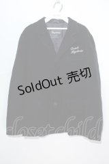 HYSTERIC GLAMOUR / ベロアテーラードジャケット  黒 S-24-05-29-029-PU-JA-AS-ZT331