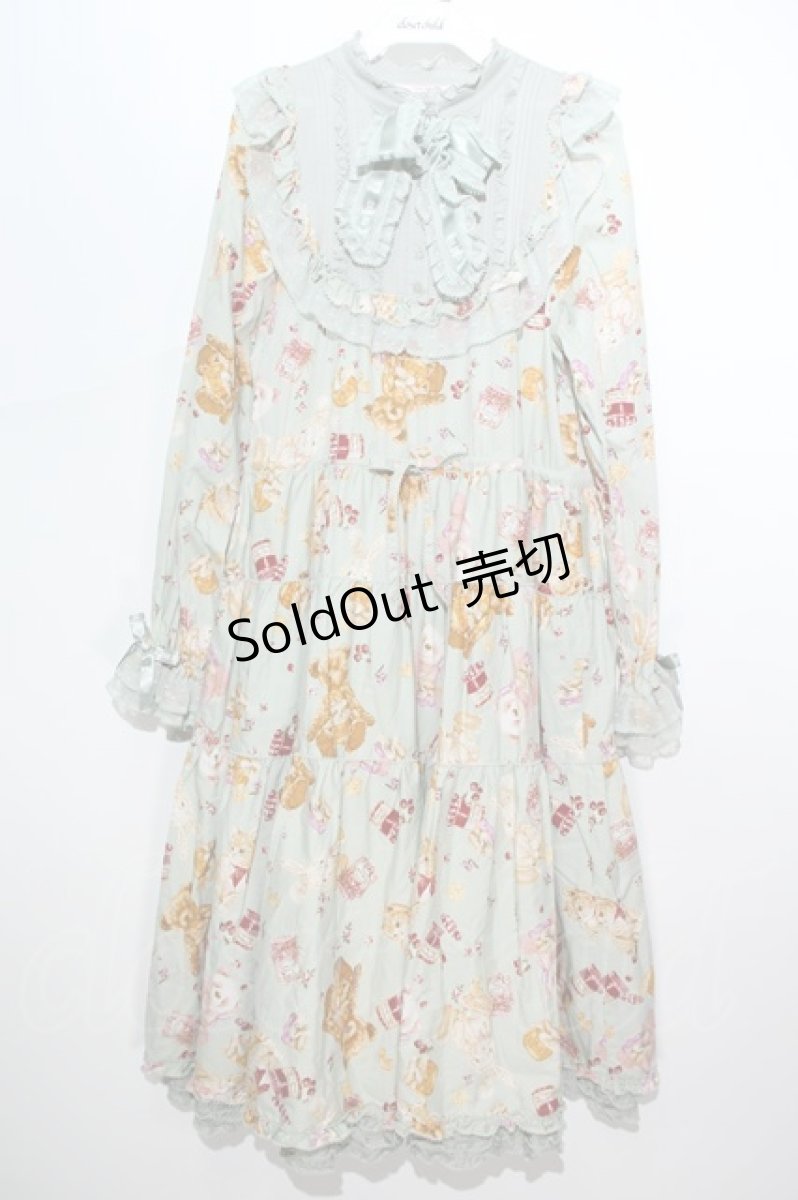 画像1: PINK HOUSE / Animal Happy Jamプリントワンピース  ミント S-24-05-29-032-LO-OP-AS-ZS (1)