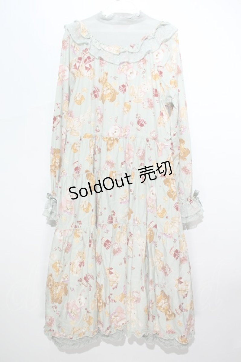 画像2: PINK HOUSE / Animal Happy Jamプリントワンピース  ミント S-24-05-29-032-LO-OP-AS-ZS (2)