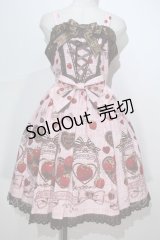 BABY,THE STARS SHINE BRIGHT / ＪSKStrawberry Loves ChocolateジャンパースカートII型  ピンク S-24-05-29-036-BA-SK-AS-ZS