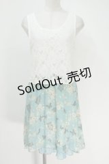 axes femme / レースｘメルヘン花柄チュニ   S-24-06-09-067-AX-OP-AS-ZS