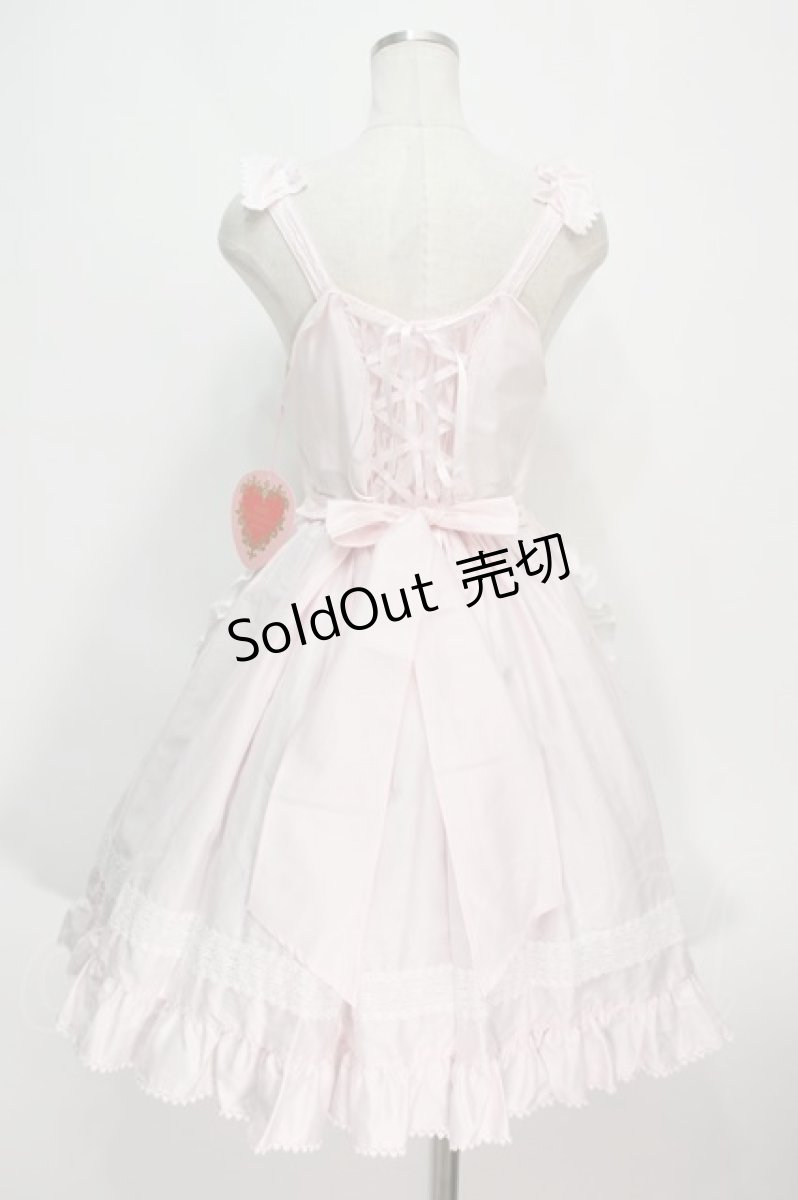 画像2: BABY,THE STARS SHINE BRIGHT / Best Wishes Dreamyエプロンジャンパースカート  ピンク S-24-06-11-058-BA-OP-AS-ZS (2)