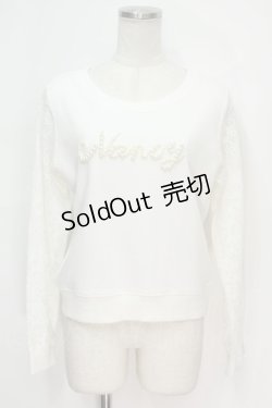 画像1: Fi.n.t. / レース袖トップス  オフ S-24-06-11-031-LO-OP-UT-ZT282