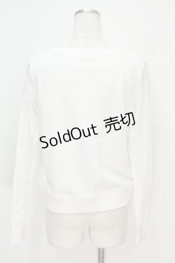 画像2: Fi.n.t. / レース袖トップス  オフ S-24-06-11-031-LO-OP-UT-ZT282