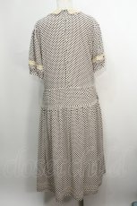画像2: KANEKO ISAO / シフォンドット半袖ワンピース  オフ S-24-06-13-027-EL-OP-UT-ZT146 (2)