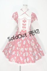 Angelic Pretty / Candy Fun Fairワンピース  赤 S-24-06-15-043-AP-OP-UT-ZS