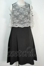 画像1: axes femme POETIQUE /パールレースワンピース M  黒 S-24-07-03-082-AX-OP-AS-ZH (1)