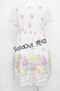 画像2: Emily Temple cute / パンジーワンピース  グレー S-24-07-10-036-ET-OP-AS-ZT282