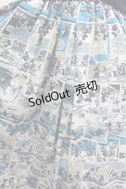 画像3: axes femme POETIQUE / ミッキー&ミニー総柄ワンピース  サックス S-24-07-22-053-AX-OP-AS-ZI