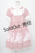 Angelic Pretty /パステルアラモードワンピース  赤 S-24-07-23-100-AP-OP-AS-ZS