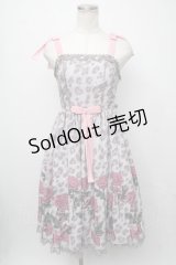 Angelic Pretty /  Rebecca Leopardジャンパースカート  グレー S-24-07-23-103-AP-OP-AS-ZS