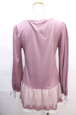 画像2: axes femme / レース使いロングインナー   S-24-07-29-001-AX-TO-AS-ZT173 (2)
