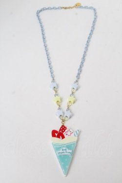 画像1: Angelic Pretty / ACC Fancyクレープネックレス  サックス S-24-07-30-007-AP-AC-AS-ZS