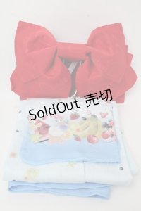 Secret Honey / トロピカルミニー浴衣  サックス S-24-07-30-015-CA-OP-AS-ZS