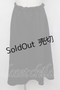 NieR Clothing / レース切り替えスカート  黒 S-24-07-31-089-PU-SK-AS-ZI