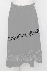 NieR Clothing / レース切り替えスカート  黒 S-24-07-31-089-PU-SK-AS-ZI