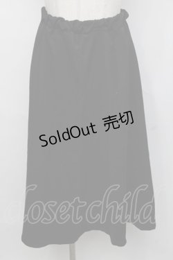 画像1: NieR Clothing / レース切り替えスカート  黒 S-24-07-31-089-PU-SK-AS-ZI