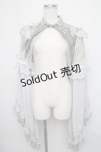 Ozz oneste / 着物袖ボレロ  グリーン S-24-07-31-003-OO-TO-AS-ZS