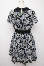 画像2: axes femme / 花柄ワンピース   S-24-08-03-071-AX-BL-AS-ZT448 (2)