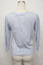 画像2: Emily Temple cute / TOPフリルカーディガン  サックス S-24-08-05-020-ET-TO-AS-ZT282 (2)