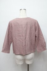画像2: axes femme / ジャガード七分袖プルオーバー   S-24-08-10-008-AX-TO-UT-ZT154 (2)