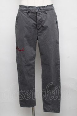 画像1: Karl Helmut / ロゴ刺繍パンツ 3(M) グレー S-24-08-11-070-EL-PA-HD-ZT025