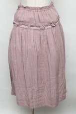 画像1: PINK HOUSE / ダブルガーゼ×カットドビードットスカート  ピンク S-24-08-11-077-LO-SK-HD-ZT025 (1)