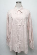 画像1: Karl Helmut / ロゴワッペンチェックシャツ L 白Ｘピンク S-24-08-11-022-EL-BL-HD-ZT060 (1)