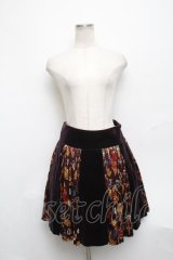Jane Marple / ロイヤルコレクションスカート  ワイン S-24-08-24-068-JM-SK-AS-ZT067