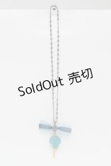Q-pot. / イデア・シュラウドグミキャンディネックレス【ツイステッドワンダーランド】  サックス S-24-08-26-013-QP-AC-AS-ZI