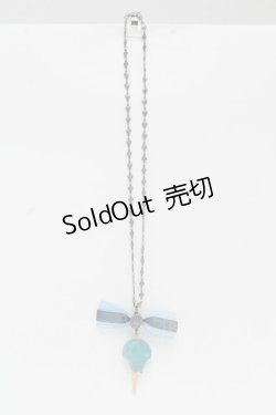 画像1: Q-pot. / イデア・シュラウドグミキャンディネックレス【ツイステッドワンダーランド】  サックス S-24-08-26-013-QP-AC-AS-ZI