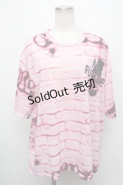 画像1: MILKBOY / dentalprint TEE  ピンク S-24-09-03-033-MB-TS-AS-ZT325