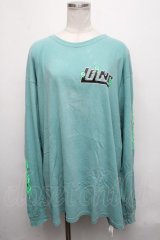 LAND by MILKBOY / LAND SMILY L/S TEE  グリーン S-24-09-03-037-MB-TO-AS-ZT254