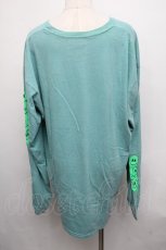 画像2: 【SALE】LAND by MILKBOY / LAND SMILY L/S TEE  グリーン S-24-09-03-037-MB-TO-AS-ZT254 (2)